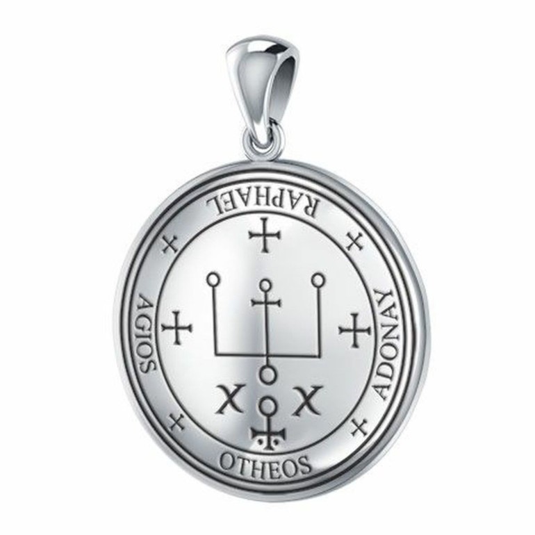 Archangel Raphael Sigil Healing and Protection Sterling Silver ...